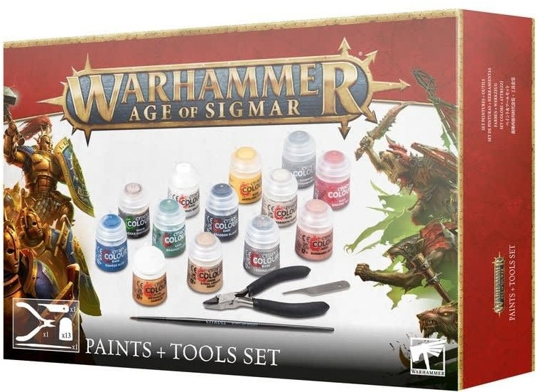 Age Of Sigmar: Paints + Tool Set