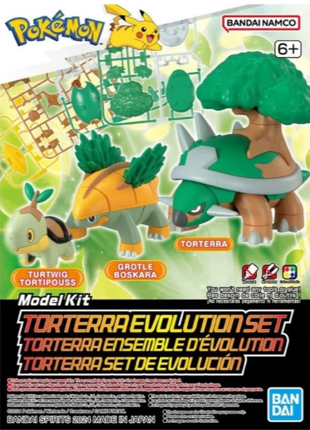 Pokémon Model Kit Torterra Evolution Set