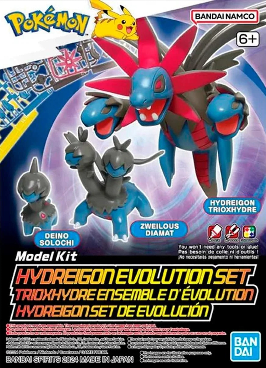 Pokémon Model Kit Hydreigon Evolution Set