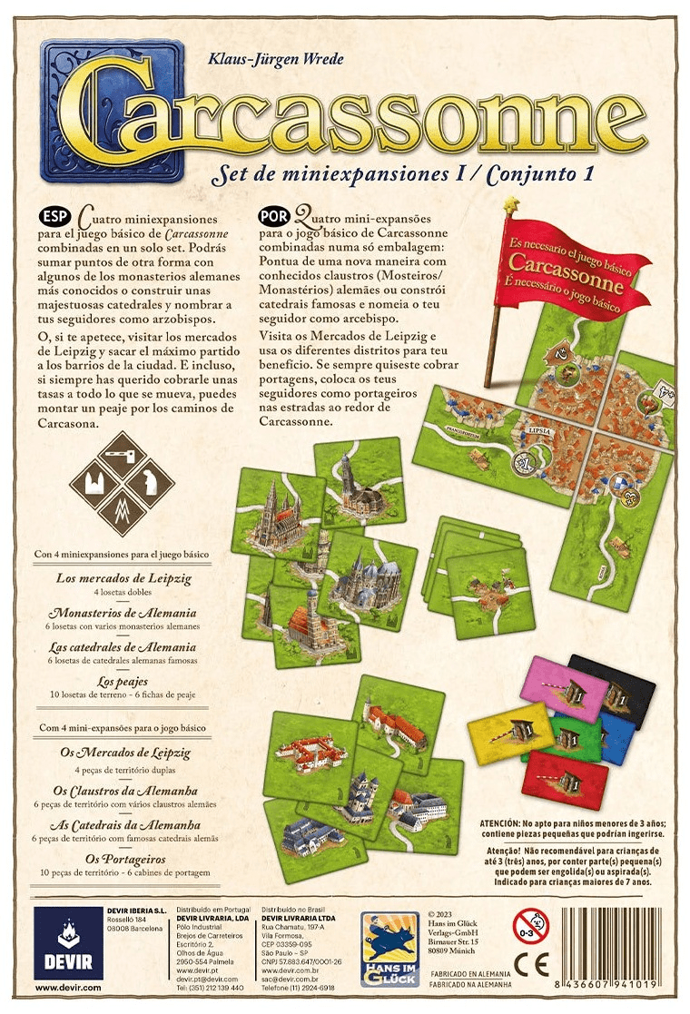 Carcassonne – Set de Miniexpansiones I