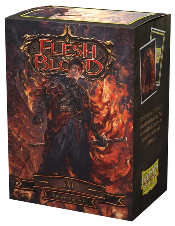 Dragon Shield - Protectores Standard Matte Art Flesh&Blood: Fai