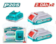 KIT CARGADOR +2 BATERIA 2 AMP