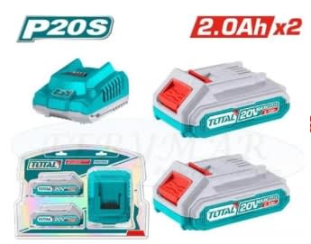 KIT CARGADOR +2 BATERIA 2 AMP2