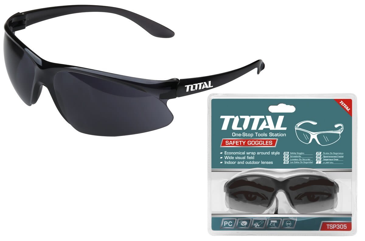 LENTES DE SEGURIDAD OSCUROS #8 BLISTER1