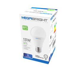 - Ampolleta led 13 W Megabright luz fría