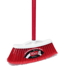 • Escobillón plástico Armonía fibra suave rojo.