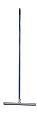 SECAPISO O BARREAGUA METÁLICO ECONÓMICO DOBLE LABIO 45 CM. CON MANGO METÁLICO DE 1.5 MT.