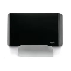 • Dispensador Nobre toalla interfoliada acero inoxidable negro