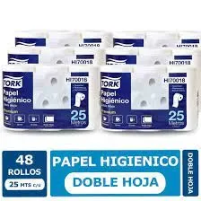 Papel higiénico Tork doble hoja 25 mt. x48. Precio con IVA
