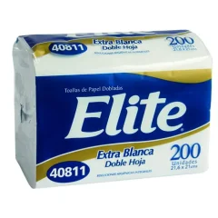 • Toalla interfoliada Elite professional doble hoja 200 un x18 pq