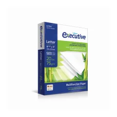 Papel Fotocopia Executive Carta 75 g resma 500 Hojas