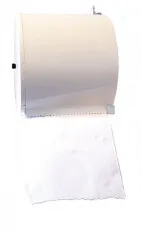 • Dispensador toalla jumbo metalico blanco