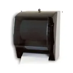 • Dispensador toalla jumbo con palanca gris translucido