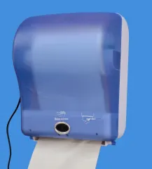 • Dispensador toalla automatico con enchufe y/o pilas