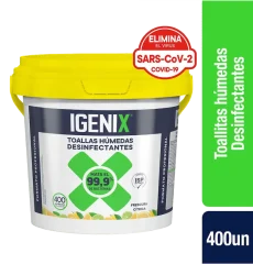 • Toalla desinfectante Igenix balde 400 un