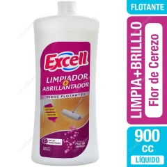 Limpiador+abrillantador piso flotante 2en1 Excell 900 cc. Precio con IVA.