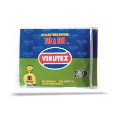 • Bolsa basura Virutex 70x90 x10 unidades