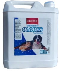 Eliminador de olores de mascotas 5 lt. Aqualimp. Precio con IVA.