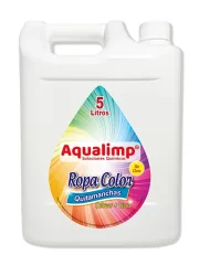 Quita manchas ropa color 5 lt. Aqualimp