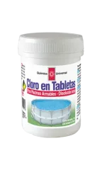 • Cloro pastillas Quimica Universal 20 gr x50 unidades