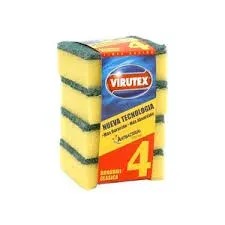 ESPONJA BONOBRIL VIRUTEX  x 4 unidades