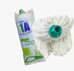 • Mopa fregona algodon tipo copa #10 peso 220 gr. repuesto