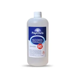 Alcohol desnaturalizado 95º botella 1lt. Paychris. Precio con IVA.