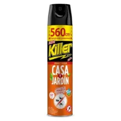 INSECTICIDA KILLER SPRAY VIRGINIA, CASA Y JARDIN, 560 CC.