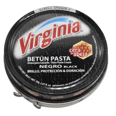 BETÚN CALZADO VIRGINIA 80 ML. NEGRO