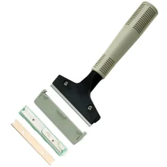 RASPADOR VIDRIOS Y PISOS CON MANGO PLÁSTICO MARCA PULEX