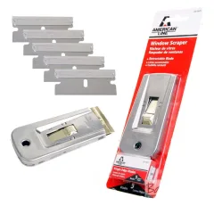 RASPADOR DE SEGURIDAD PARA VIDRIOS CON 5 CUCHILLAS