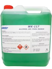 ALCOHOL GEL PARA MANOS 5 LT. WINKLER. PRECIO CON IVA INCLUIDO