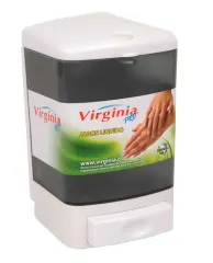 • Dispensador Virginia jabon liquido y alcohol gel 1 lt
