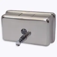 • Dispensador jabon acero inoxidable horizontal 1000 cc