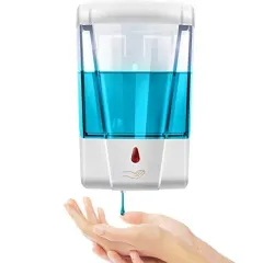 • Dispensador jabon automatico acrilico con sensor 600 ml