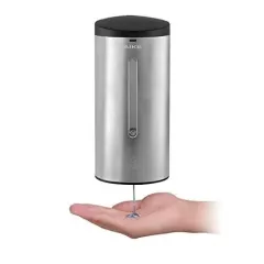 • Dispensador jabon automatico acero inoxidable con sensor 600 ml