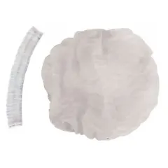 GORRO CLIP BLANCO DESECHABLE (COFIA) X100 UNIDADES. PRECIO CON IVA.