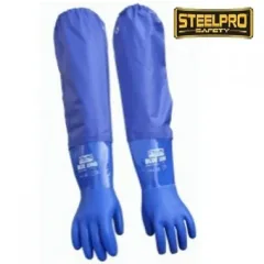 GUANTE ACID BLUE LONG 67 CM. TALLA M