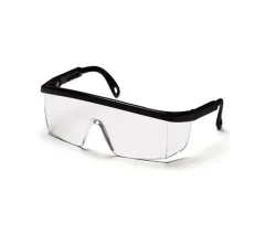 LENTES DE SEGURIDAD TIPO ANTIPARRA CLARO CON MARCO NEGRO O TRICOLOR