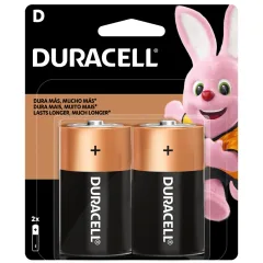 Pila Duracell alcalina grande D blíster x2 unidades