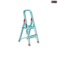ESCALA TIJERA 2 PELDAÑOS, ALUMINIO,  ZEBRIK