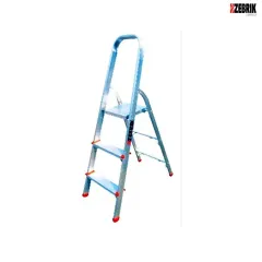 ESCALA TIJERA 3 PELDAÑOS, ALUMINIO,  ZEBRIK