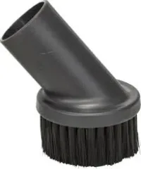 Boquilla redonda con cepillo para aspiradoras de 15 y 30 lt.