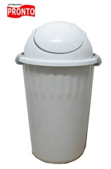 BASURERO BASQUET TAPA VAIVEN 35 LTS