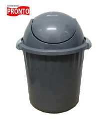 BASURERO BASQUET TAPA VAIVEN 23 LTS COLORES AZUL Y GRIS. PRECIO CON IVA INCLUIDO