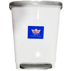 Basurero pedal 25 lt. Rey Precio con IVA.