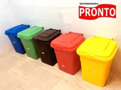 BASURERO 50 LT. FRANKFURT TODOS LOS COLORES PARA RECICLAJE