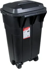 Basurero Rubbermaid 129 lt. con tapa y ruedas.