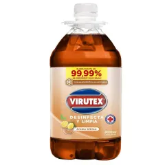 Limpiador líquido Virutex desinfectante cítrico 4 lts. Precio con IVA