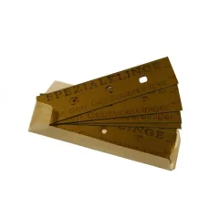 CUCHILLA RASPADOR 10CM. SOLINGEN PREMIUM DOBLE FILO X10 UNIDADES